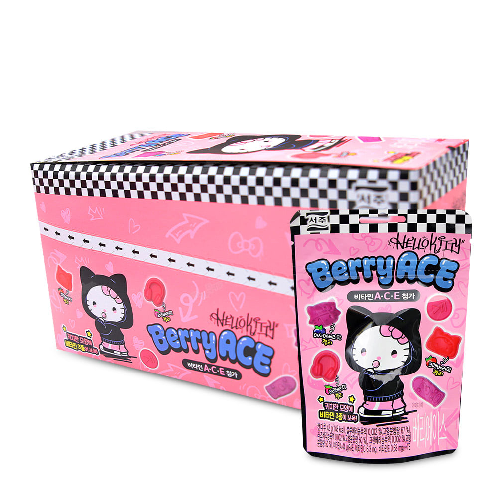 Sanrio Hello Kitty 造型莓果軟糖 42g